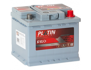 Аккумулятор автомобильный Platin pro 50 Ah (о.п.) низкий