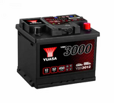 Аккумулятор автомобильный Yuasa SMF YBX3012, 52Ah 450A (о.п.)