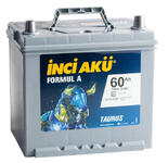 Аккумулятор автомобильный INCI AKU Formul A 60R (борт) 540 А обр. пол. 60 Ач (D23 060 054 011)