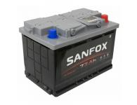 Аккумулятор автомобильный SanFox 6ст-77 Ач (о.п.)