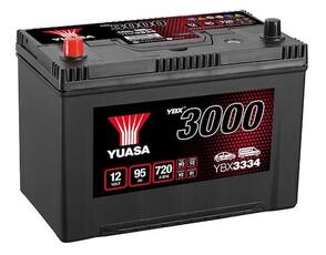 Аккумулятор автомобильный Yuasa SMF YBX3334, 95Ah 720A (п.п.)
